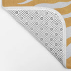 Wild Ferns: Tulip Yellow Edition Bath Mat Gallery Image 2