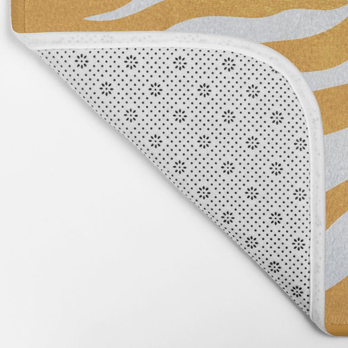 Wild Ferns: Tulip Yellow Edition Bath Mat Gallery Image 2