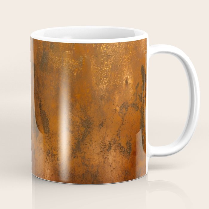 Aesthetic Rust Copper Japandi Art Coffee Mug Gallery Image 1
