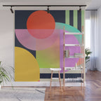 Abstract Geometric Shapes 212 Wall Mural Gallery Image 1