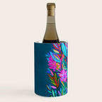 Exuberant Bouquet in Aqua, Fuchsia and Emerald Wine Chiller Gallery Image 2