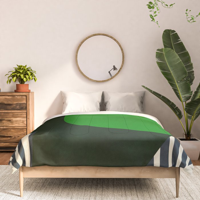 Modern abstract shape N04 Comforter Gallery Image 3