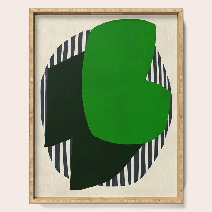 Modern abstract shape N04 Serving Tray Gallery Image 1