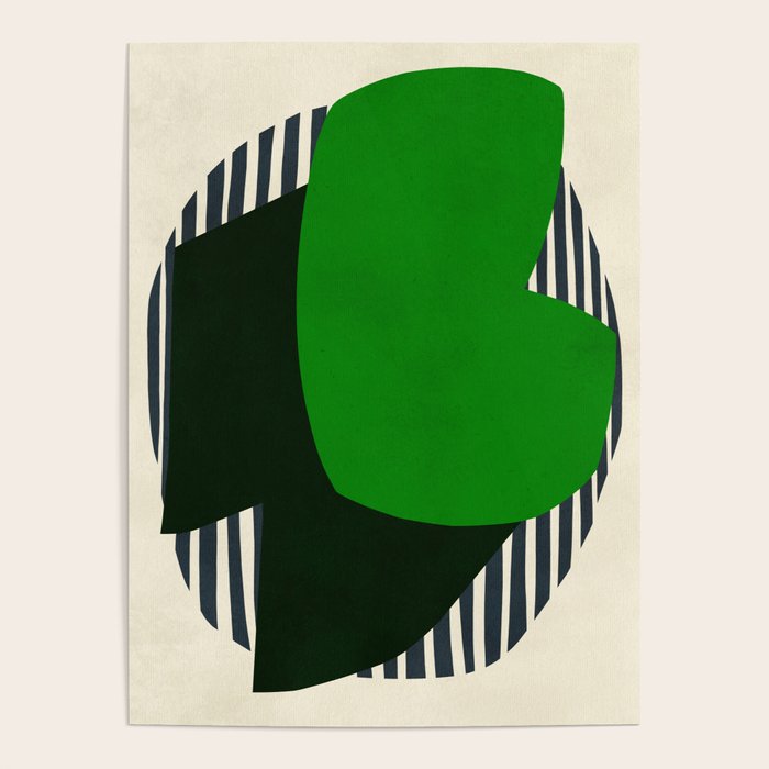 Modern abstract shape N04 Poster Gallery Image 1
