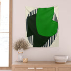 Modern abstract shape N04 Wall Tapestry Gallery Image 2