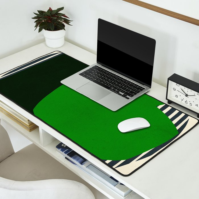 Modern abstract shape N04 Desk Mat Gallery Image 2