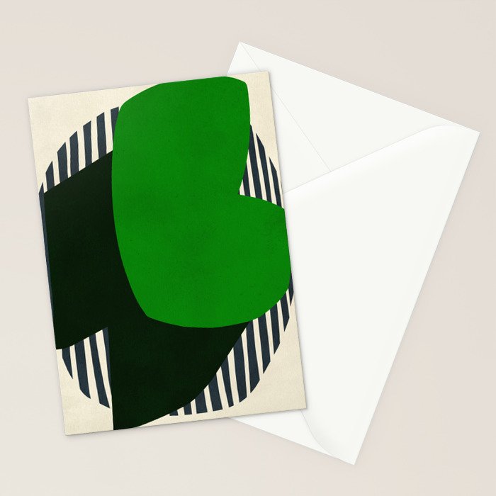 Modern abstract shape N04 Stationery Card Gallery Image 2