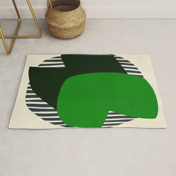Modern abstract shape N04 Rug Gallery Image 1