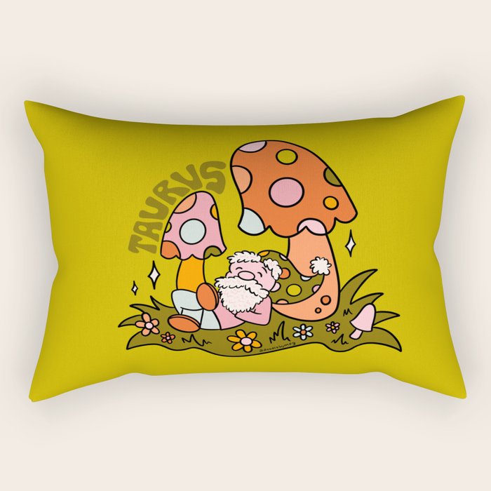 Taurus Gnome Rectangular Pillow Gallery Image 2