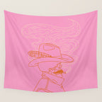 Love or Die Tryinâ - Cowhand Wall Tapestry Gallery Image 4