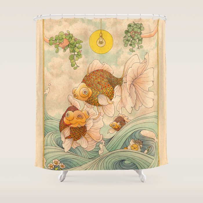 Goldfish Shower Curtain Gallery Image 1
