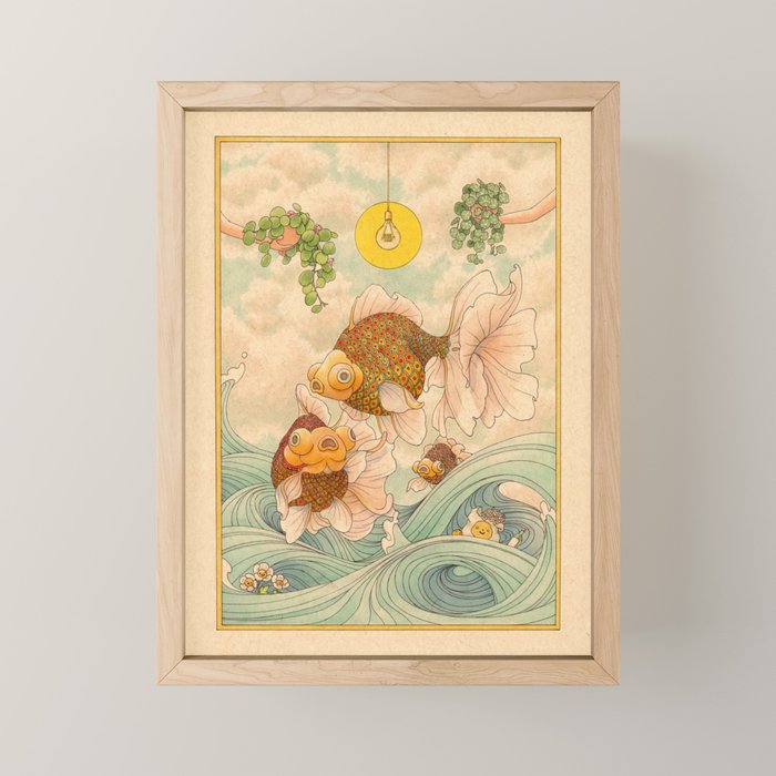 Goldfish Mini Art Print Gallery Image 1