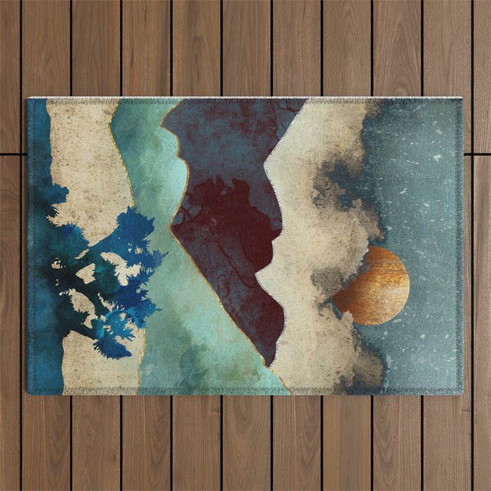 Evening Calm Outdoor Rug Gallery Image 1