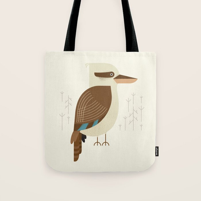 Laughing Kookaburra, Bird of Australia Tote Bag Gallery Image 1