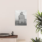 Montana Grain Elevator | Black and White Montana Photography Poster Gallery Image 2