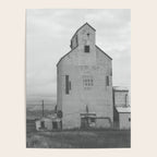 Montana Grain Elevator | Black and White Montana Photography Poster Gallery Image 4