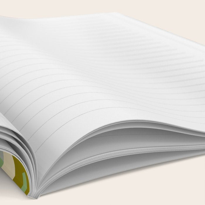 Sardines pattern in red green blue and gray Notebook Gallery Image 2