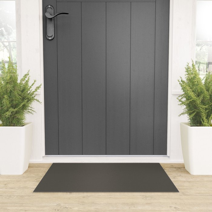 URBANE BRONZE solid color Welcome Mat Gallery Image 3