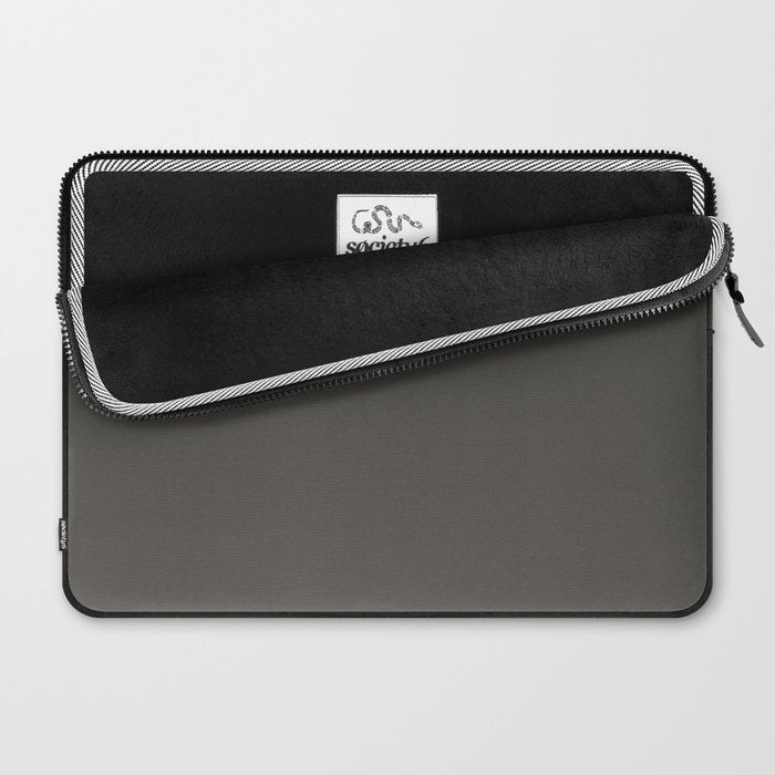 URBANE BRONZE solid color Laptop Sleeve Gallery Image 2