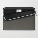 URBANE BRONZE solid color Laptop Sleeve Gallery Image 2