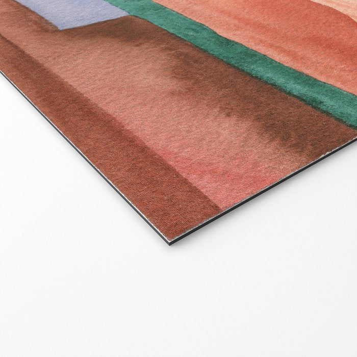 Abstract Desert Landscape Watercolor Welcome Mat Gallery Image 2