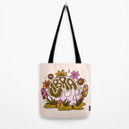 Libra Skull Tote Bag Gallery Image 2