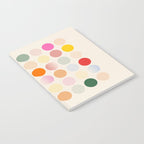 Retro Geometric Circles: Peach Bauhaus Edition Notebook Gallery Image 2