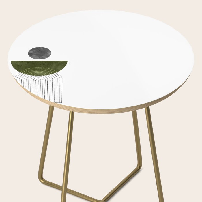 Green mid century modern Side Table Gallery Image 2