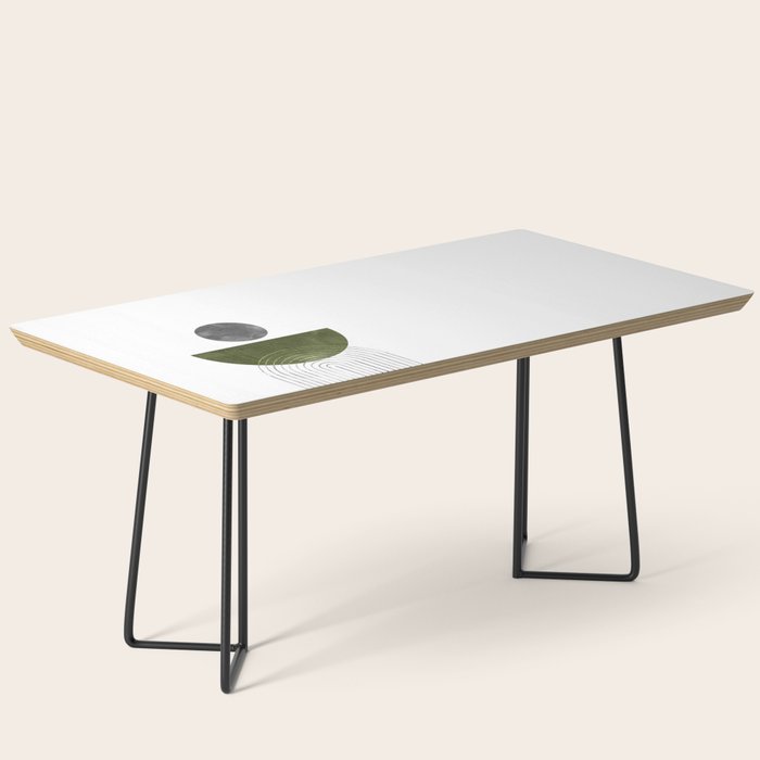 Green mid century modern Coffee Table Gallery Image 1
