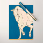 White Horse 5 Wrapping Paper Gallery Image 1