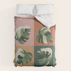 Cat and Leaf 2x2 Comforter Gallery Image 6