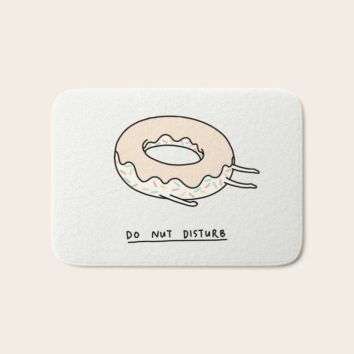 Donut Disturb Bath Mat Gallery Image 1