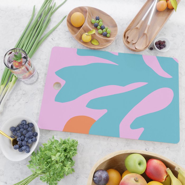 Matisse Poster 1. Leaf & Sun cut-outs Cutting Board Gallery Image 2
