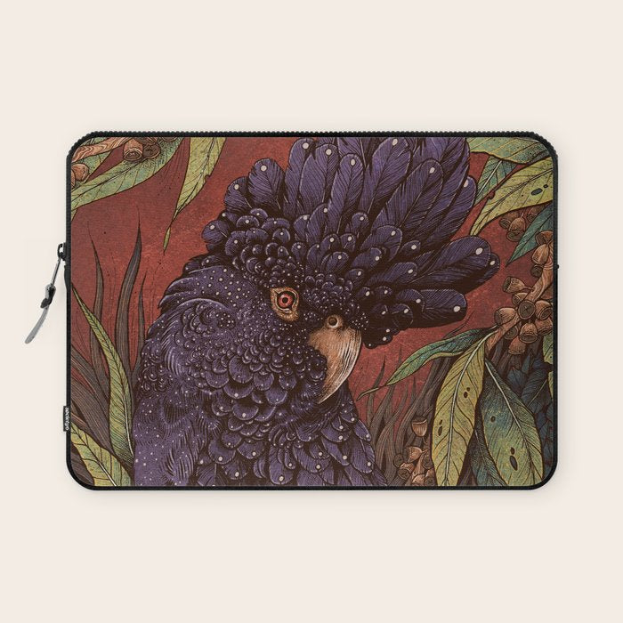 Black Cockatoo Laptop Sleeve Gallery Image 1