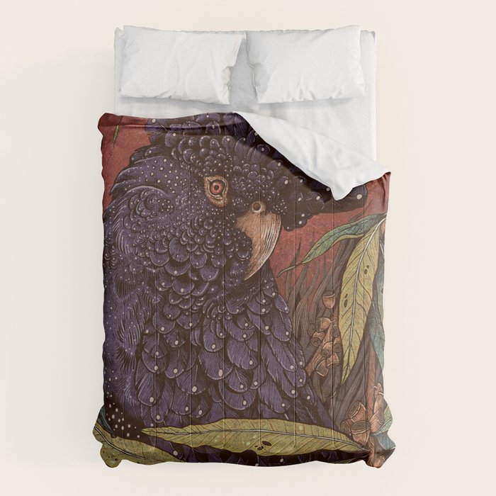 Black Cockatoo Comforter Gallery Image 6