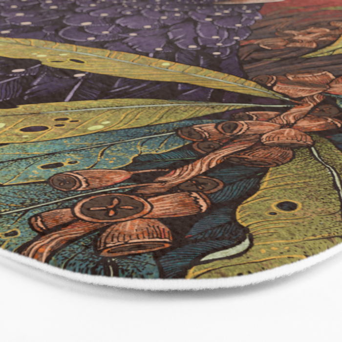 Black Cockatoo Bath Mat Gallery Image 3