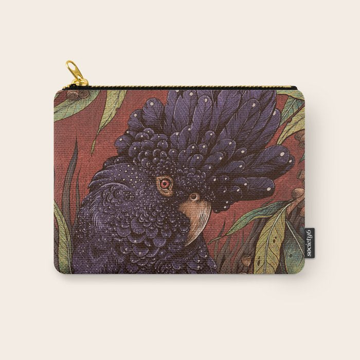 Black Cockatoo Carry All Pouch Gallery Image 1