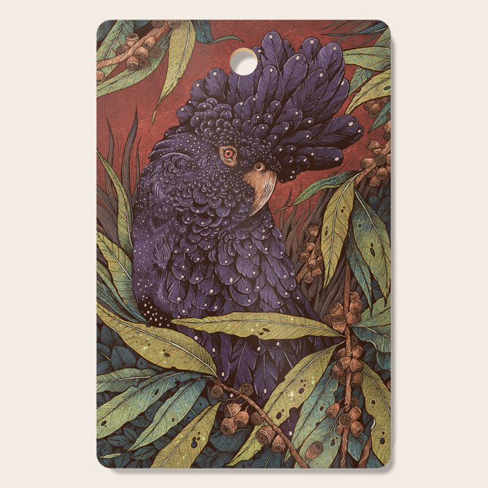 Black Cockatoo Cutting Board Gallery Image 1