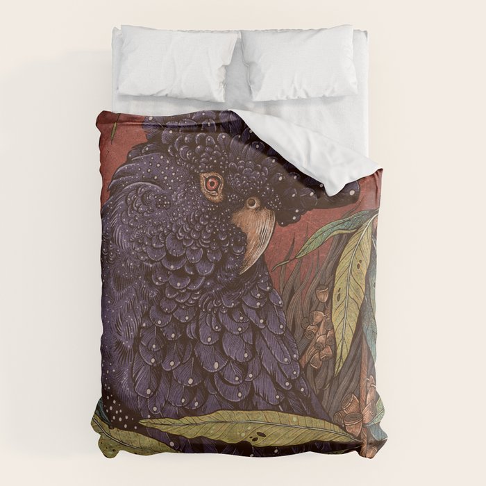 Black Cockatoo Duvet Cover Gallery Image 6