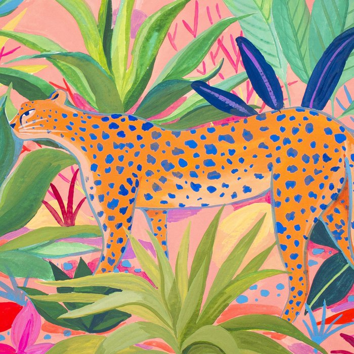 Leopard in Succulent Garden Coffee Mug Gallery Image 2
