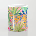 Leopard in Succulent Garden Coffee Mug Gallery Image 4
