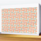 Playful geometric stripes C Wall Mural Gallery Image 2