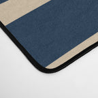 Palm Springs Mid Century Modern Abstract Pattern in Mid Mod Beige and Dark Blue Desk Mat Gallery Image 4