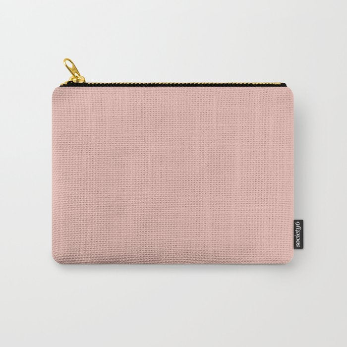 Solid Pink (Blush Pink) Carry All Pouch Gallery Image 1