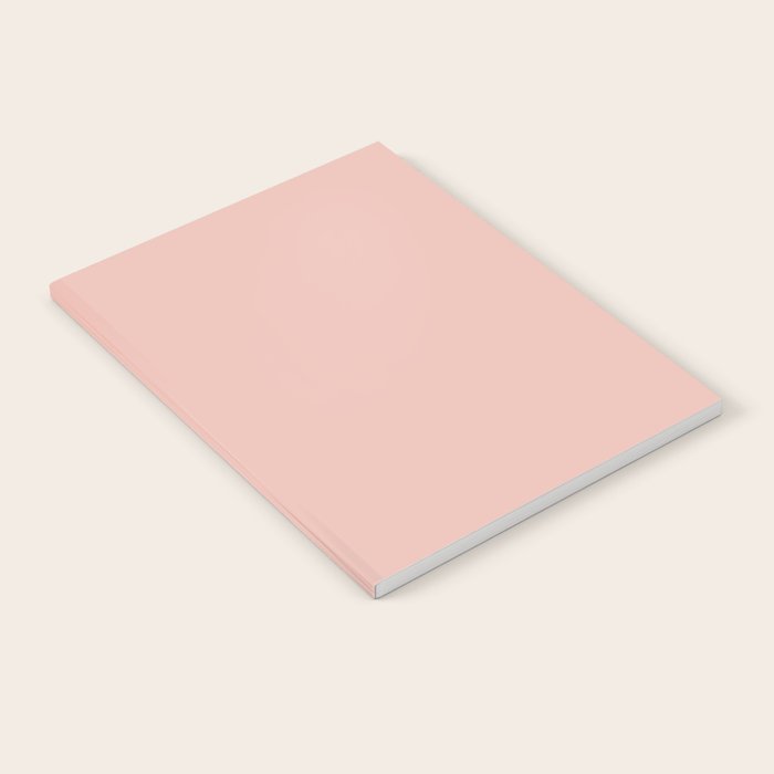 Solid Pink (Blush Pink) Notebook Gallery Image 1