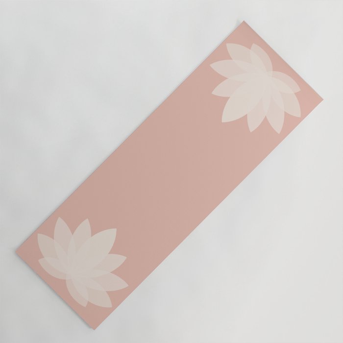 Lotus Flower Minimalism XVI Yoga Mat Gallery Image 1