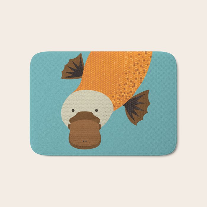 Whimsy Platypus Bath Mat Gallery Image 1