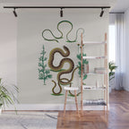 Albertus Seba Three Snakes Illustration Locupletissimi rerum naturalium thesauri accurata descriptio Wall Mural Gallery Image 1