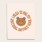 I Need To Hug My Emotional Support Bear Notebook Gallery Image 4