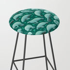 manatees (teal) Stool Gallery Image 2